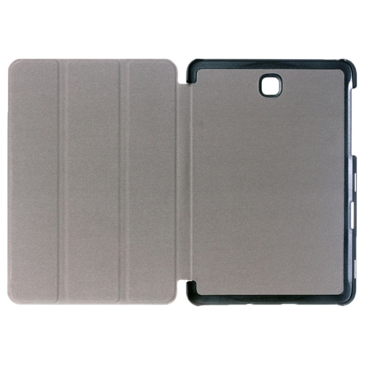 Custer Texture Horizontal Flip Leather Case with 3-folding Holder for Galaxy Tab S2 8.0 / T715