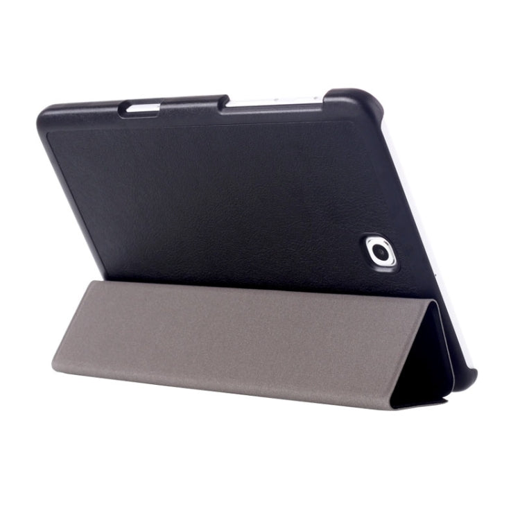 Custer Texture Horizontal Flip Leather Case with 3-folding Holder for Galaxy Tab S2 8.0 / T715