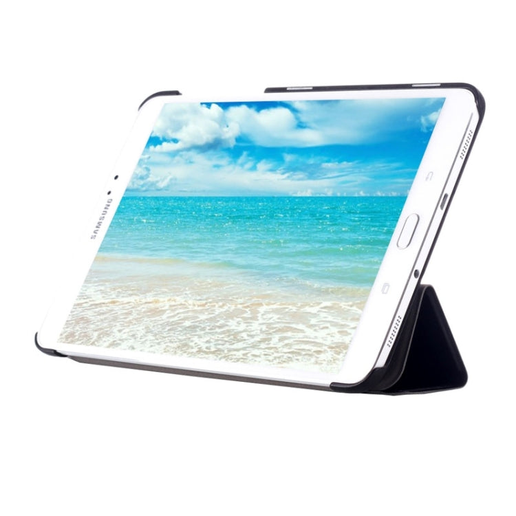 Custer Texture Horizontal Flip Leather Case with 3-folding Holder for Galaxy Tab S2 8.0 / T715