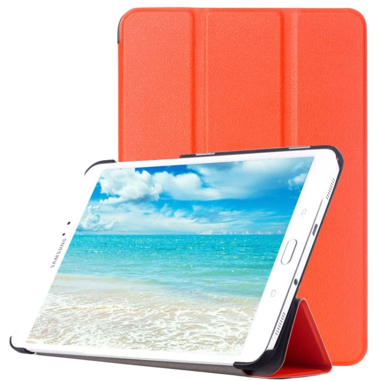 Custer Texture Horizontal Flip Leather Case with 3-folding Holder for Galaxy Tab S2 8.0 / T715