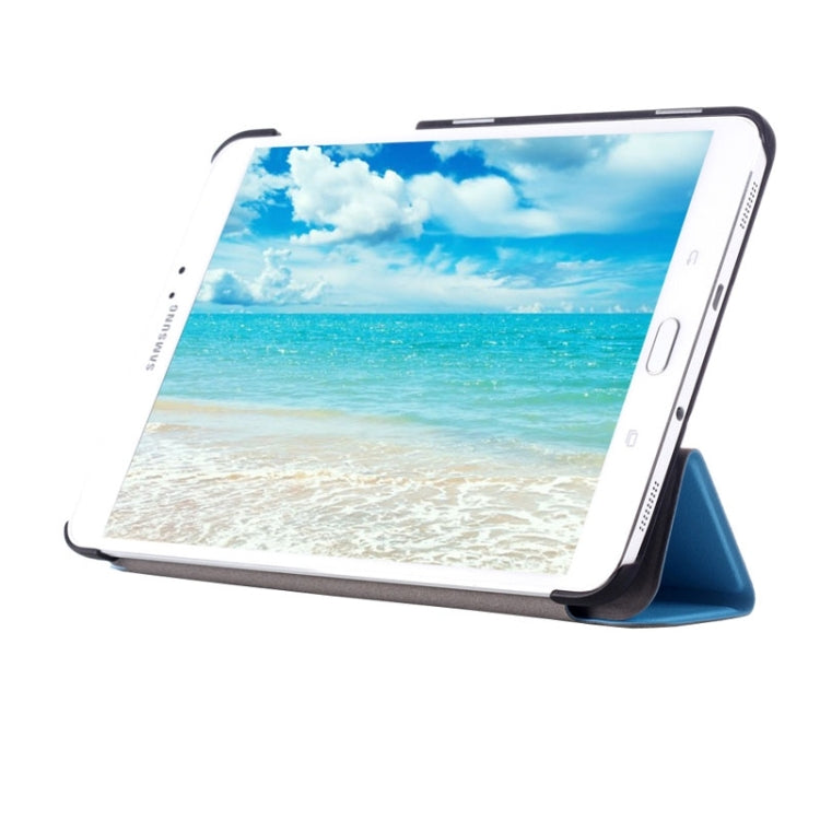 Custer Texture Horizontal Flip Leather Case with 3-folding Holder for Galaxy Tab S2 8.0 / T715