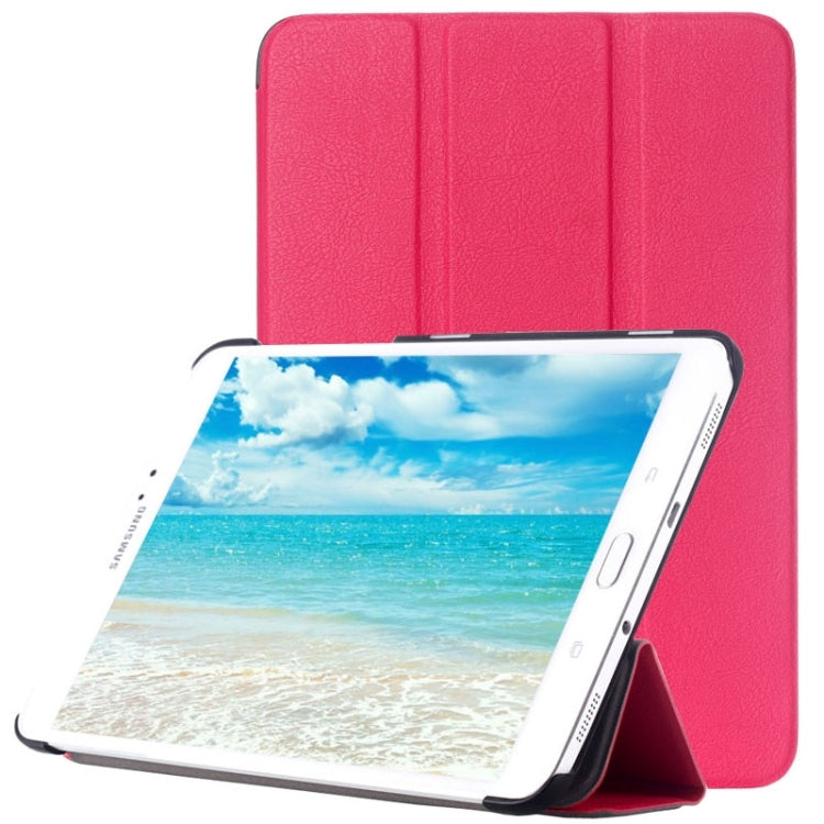 Custer Texture Horizontal Flip Leather Case with 3-folding Holder for Galaxy Tab S2 8.0 / T715