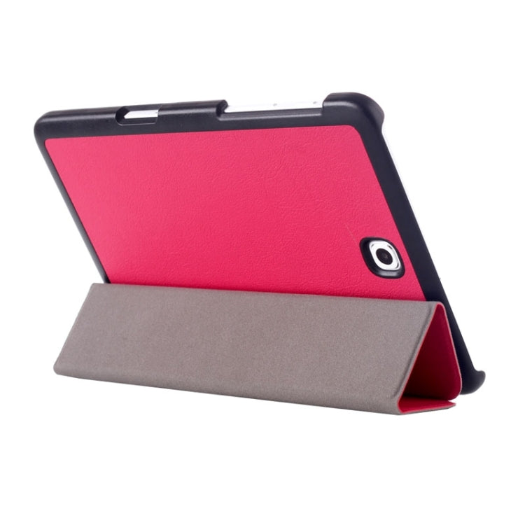 Custer Texture Horizontal Flip Leather Case with 3-folding Holder for Galaxy Tab S2 8.0 / T715