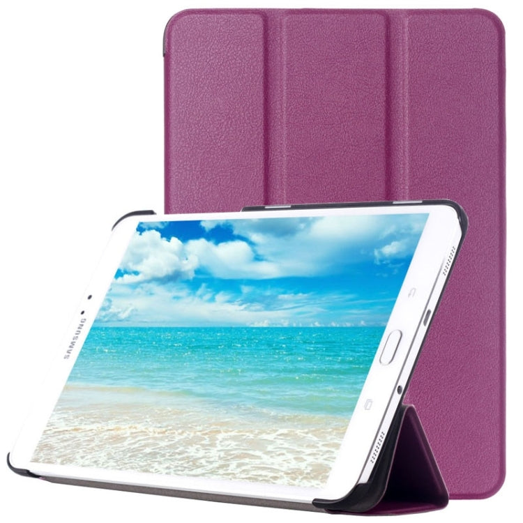 Custer Texture Horizontal Flip Leather Case with 3-folding Holder for Galaxy Tab S2 8.0 / T715