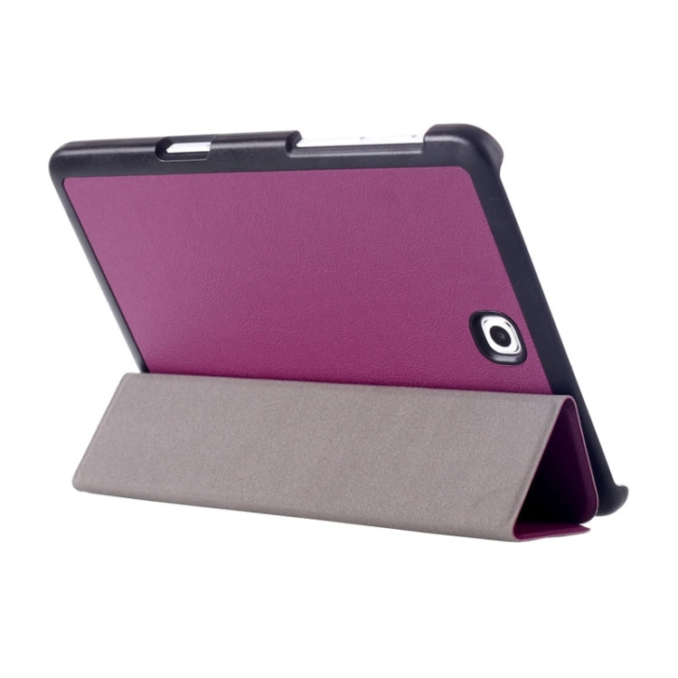 Custer Texture Horizontal Flip Leather Case with 3-folding Holder for Galaxy Tab S2 8.0 / T715