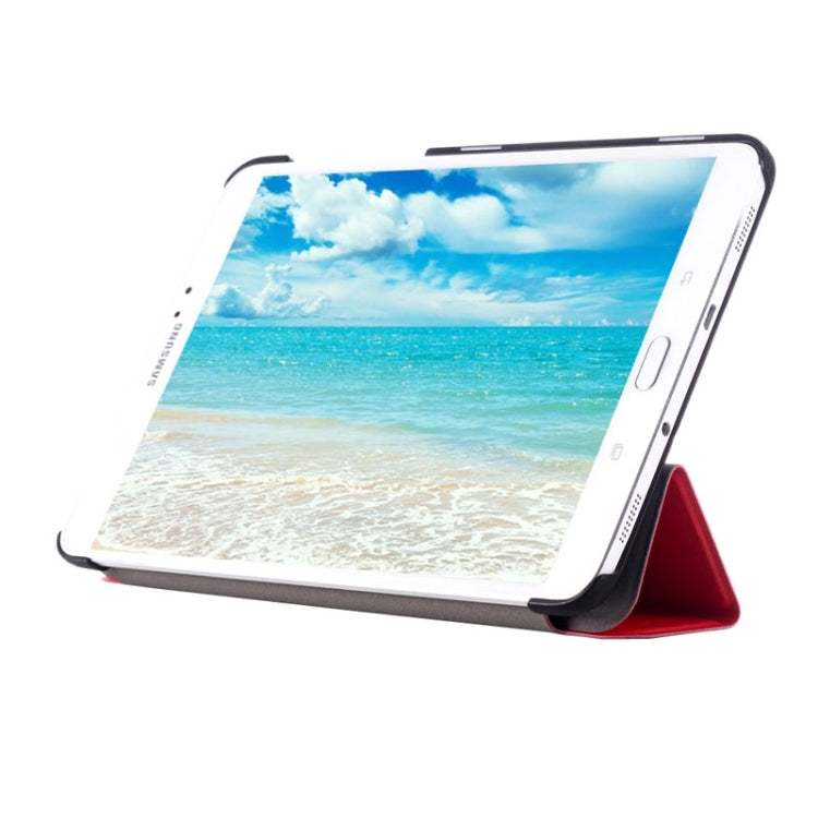Custer Texture Horizontal Flip Leather Case with 3-folding Holder for Galaxy Tab S2 8.0 / T715