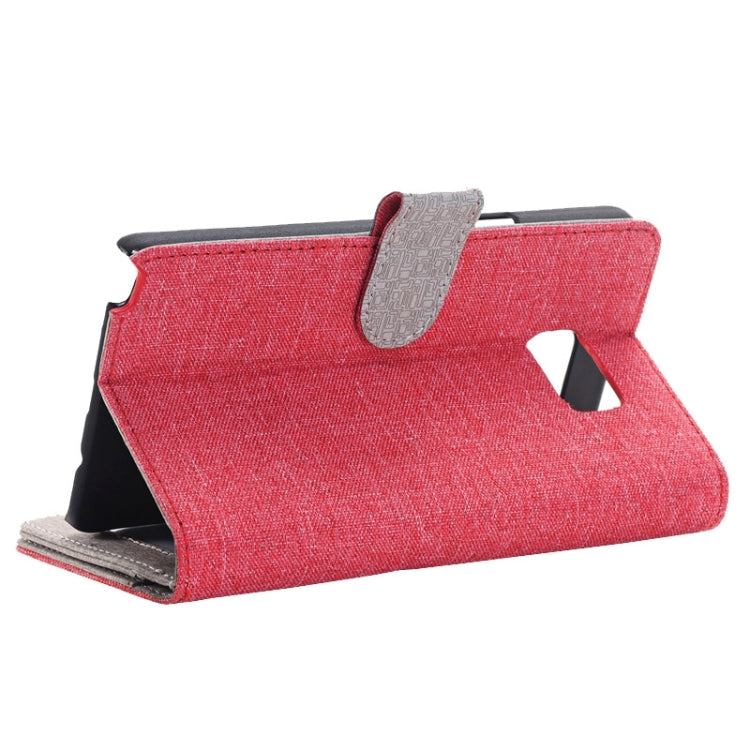 Denim Texture Horizontal Flip Leather Case with Holder & Card Slots & Wallet for Galaxy Note 5 / N920