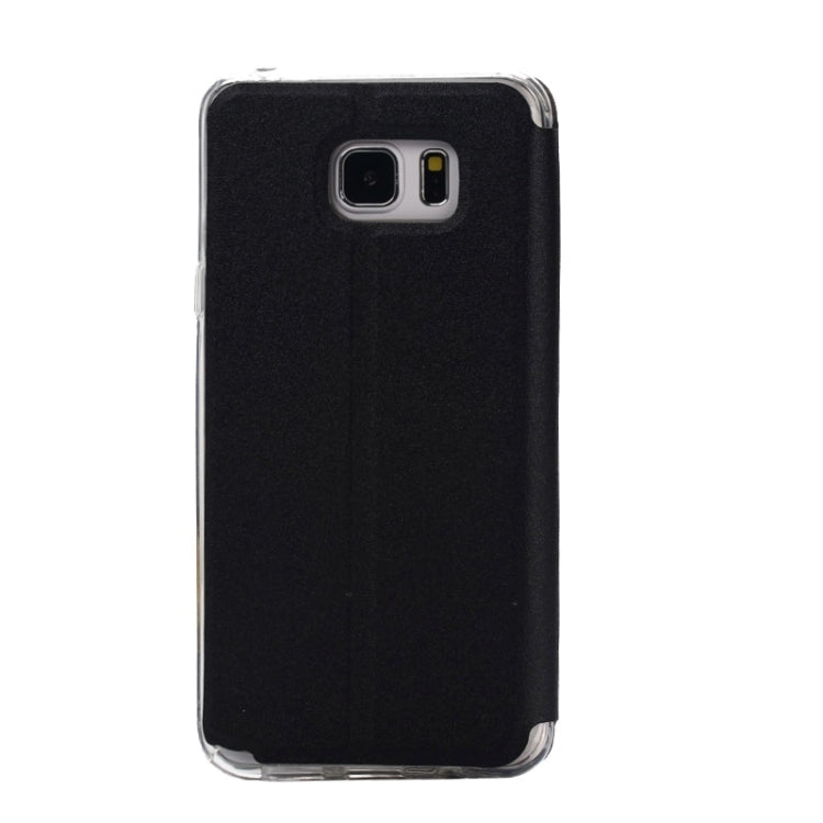 Solid Color Horizontal Flip Leather Case with Holder & Caller ID Window for Galaxy Note 5 / N920