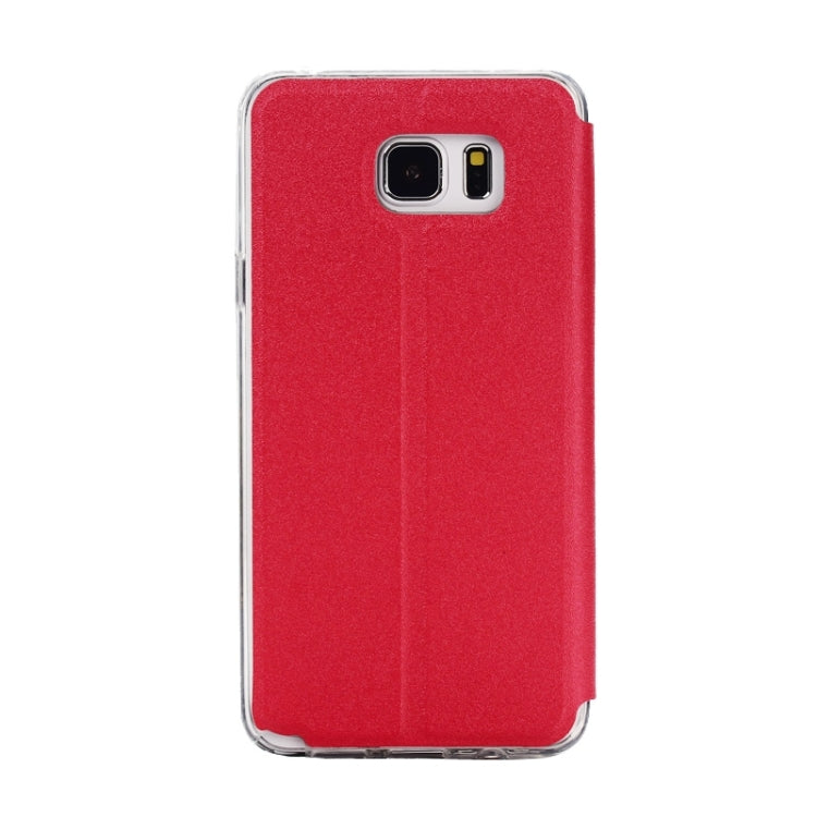 Solid Color Horizontal Flip Leather Case with Holder & Caller ID Window for Galaxy Note 5 / N920