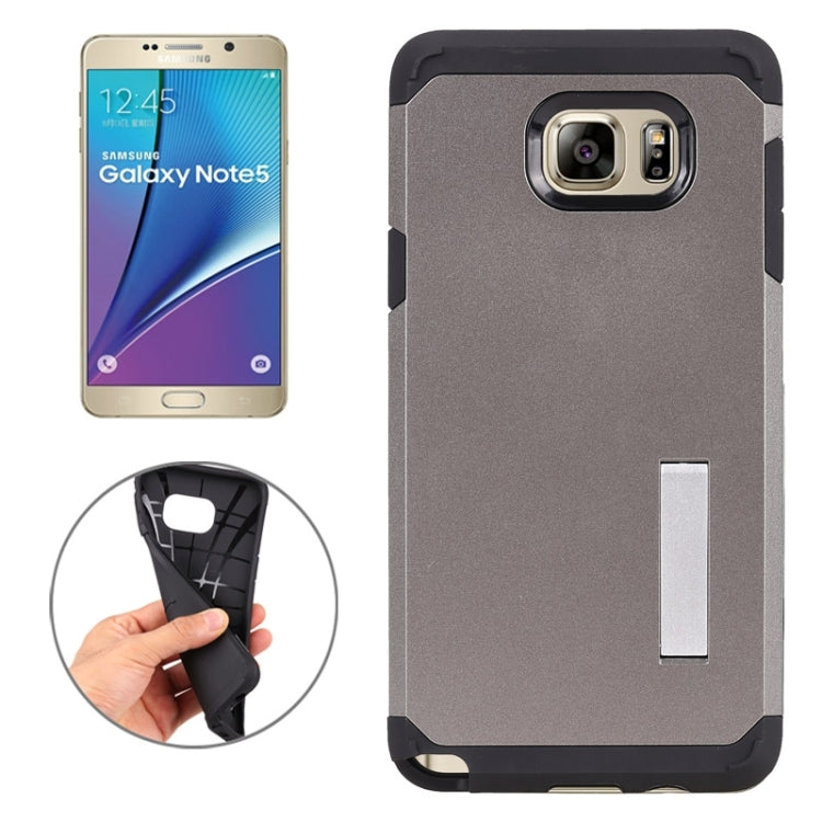 TPU + PC Armor Protective Case with Holder for Galaxy Note 5 / N920
