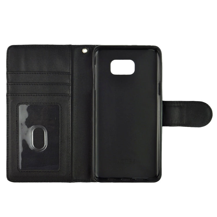 Ultra-thin Snake Texture PU + TPU Horizontal Flip Leather Case with Holder & Card Slots & Wallet for Galaxy Note 5 / N920