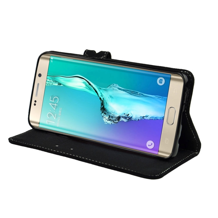 For Galaxy S6 Edge+ / G928 Angibabe PU + TPU Horizontal Flip Leather Case with Holder & Card Slots & Wallet