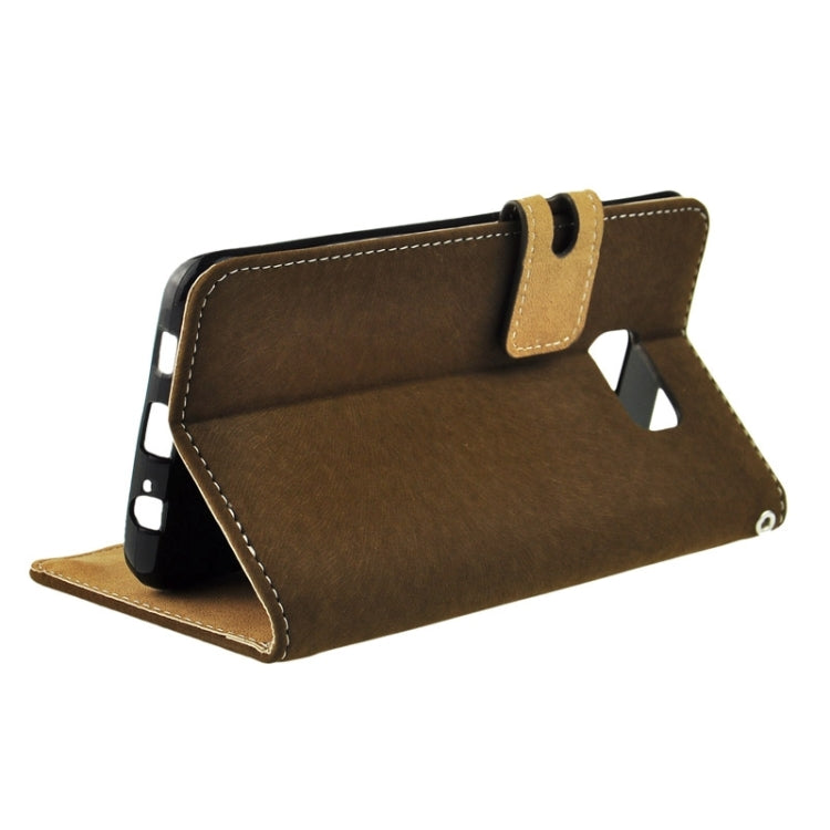 For Galaxy S6 Edge+ / G928 Angibabe PU + TPU Horizontal Flip Leather Case with Holder & Card Slots & Wallet
