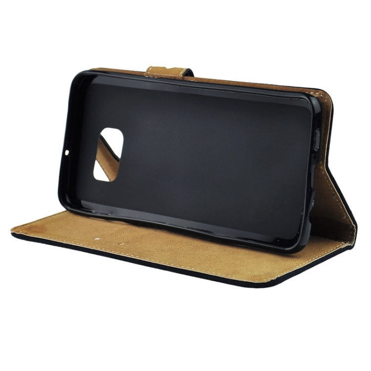For Galaxy S6 Edge+ / G928 Angibabe PU + TPU Horizontal Flip Leather Case with Holder & Card Slots & Wallet