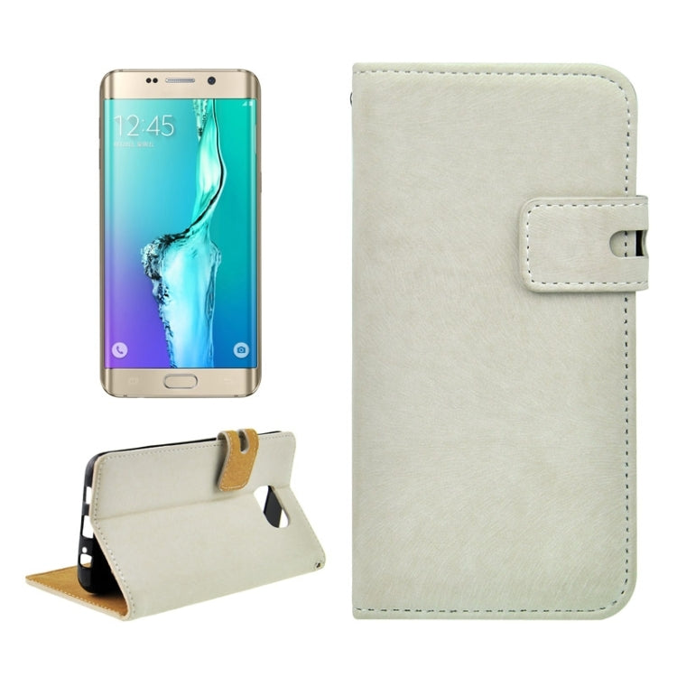 For Galaxy S6 Edge+ / G928 Angibabe PU + TPU Horizontal Flip Leather Case with Holder & Card Slots & Wallet