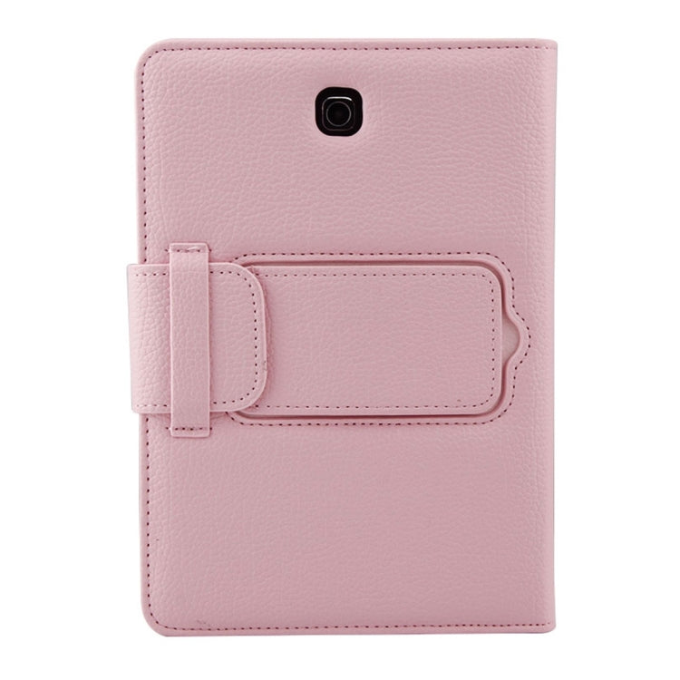 For Galaxy Tab S2 8.0 T710 / T715 2 in 1 Detachable Bluetooth Keyboard Litchi Texture Leather Tablet Case with Holder
