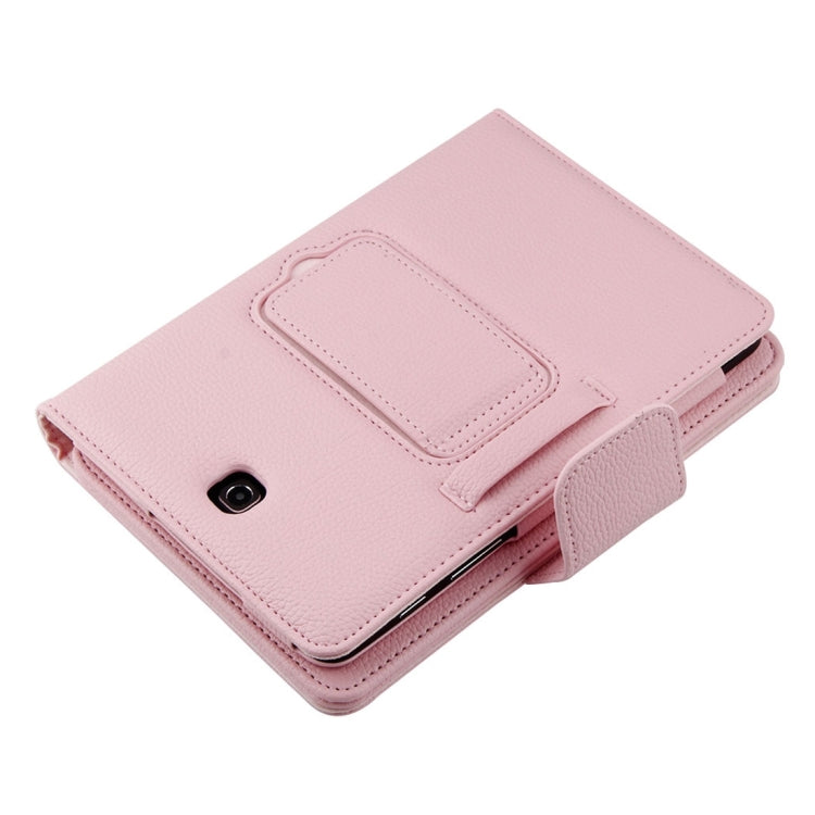 For Galaxy Tab S2 8.0 T710 / T715 2 in 1 Detachable Bluetooth Keyboard Litchi Texture Leather Tablet Case with Holder