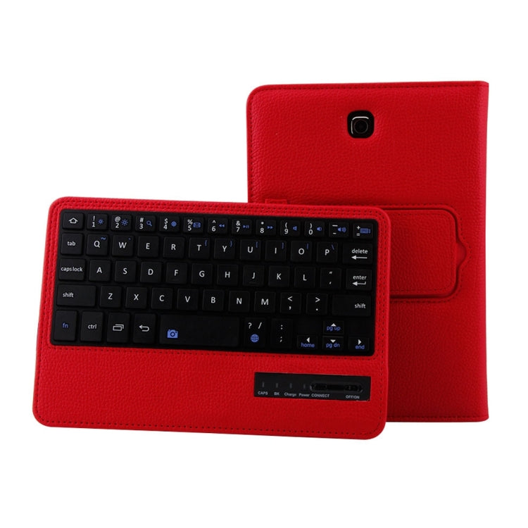 For Galaxy Tab S2 8.0 T710 / T715 2 in 1 Detachable Bluetooth Keyboard Litchi Texture Leather Tablet Case with Holder