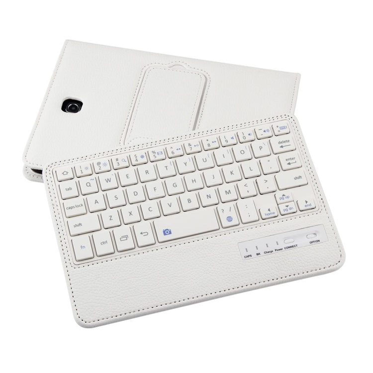 For Galaxy Tab S2 8.0 T710 / T715 2 in 1 Detachable Bluetooth Keyboard Litchi Texture Leather Tablet Case with Holder