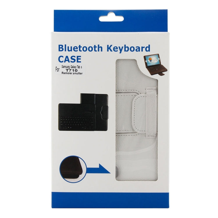 For Galaxy Tab S2 8.0 T710 / T715 2 in 1 Detachable Bluetooth Keyboard Litchi Texture Leather Tablet Case with Holder