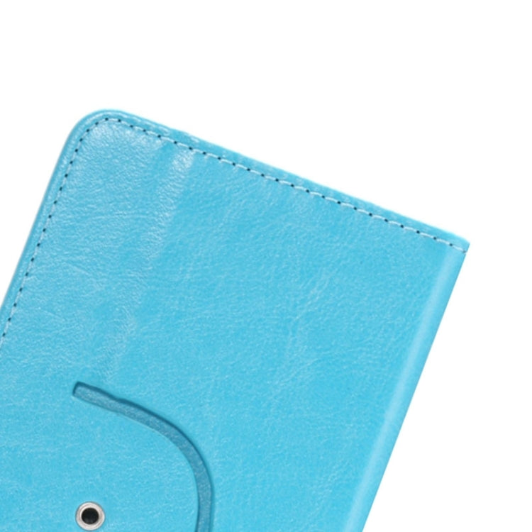 5.3-5.5 Inch Universal Crazy Horse Texture 360 Degree Rotating Carry Case with Holder & Card Slots for Galaxy Note I / II / III / IV