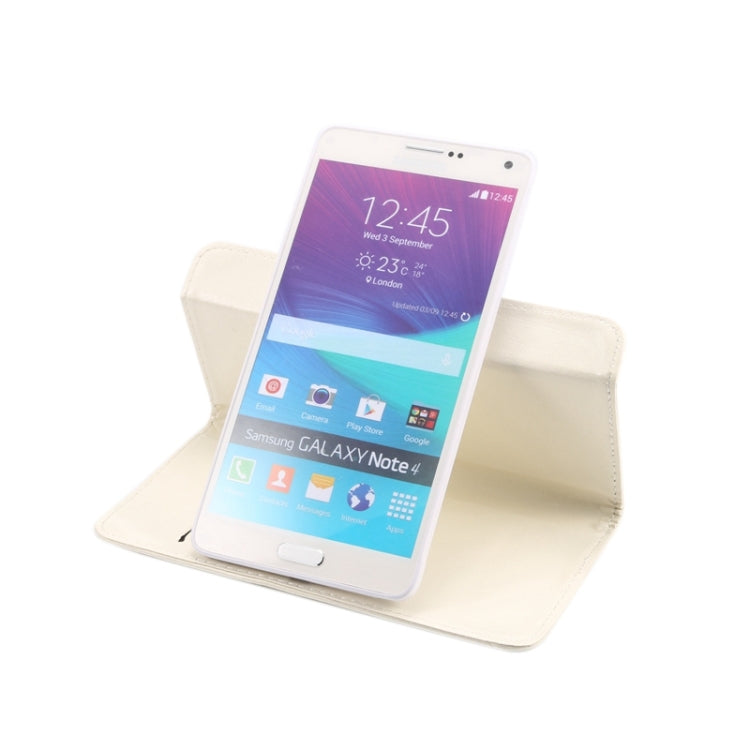 5.3-5.5 Inch Universal Crazy Horse Texture 360 Degree Rotating Carry Case with Holder & Card Slots for Galaxy Note I / II / III / IV