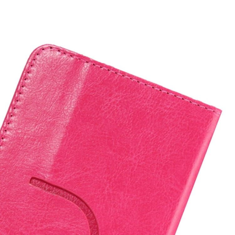 4.8-5.3 Inch Universal Crazy Horse Texture 360 Degree Rotating Carry Case with Holder & Card Slots for