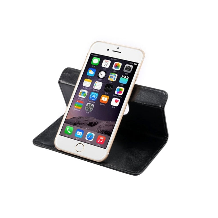 4.3-4.8 Inch Universal Crazy Horse Texture 360 Degree Rotating Carry Case with Holder & Card Slots for iPhone 6 & 6S / Galaxy S4 / S3 / i9500 / i9300