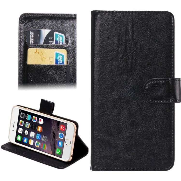 4.3-4.8 Inch Universal Crazy Horse Texture 360 Degree Rotating Carry Case with Holder & Card Slots for iPhone 6 & 6S / Galaxy S4 / S3 / i9500 / i9300