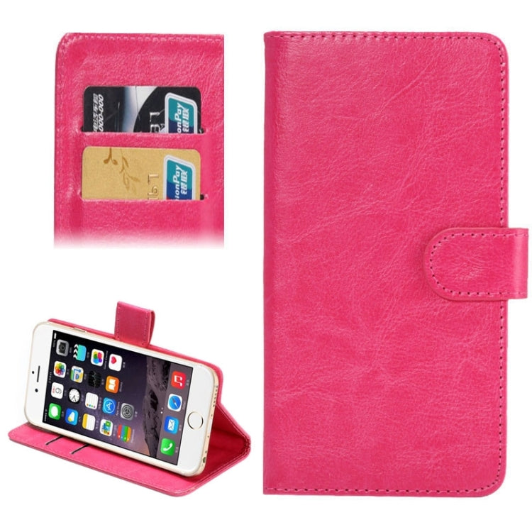 4.3-4.8 Inch Universal Crazy Horse Texture 360 Degree Rotating Carry Case with Holder & Card Slots for iPhone 6 & 6S / Galaxy S4 / S3 / i9500 / i9300