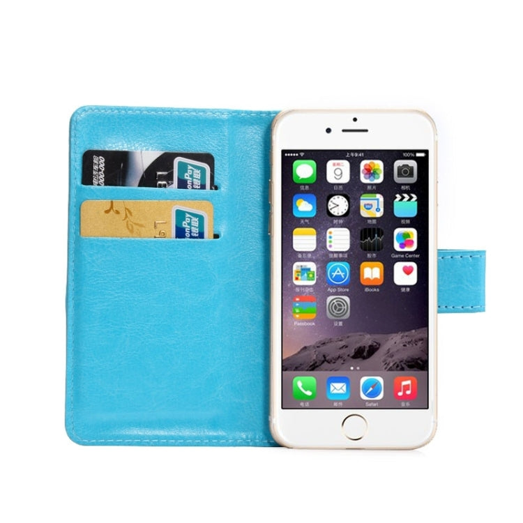 4.3-4.8 Inch Universal Crazy Horse Texture 360 Degree Rotating Carry Case with Holder & Card Slots for iPhone 6 & 6S / Galaxy S4 / S3 / i9500 / i9300