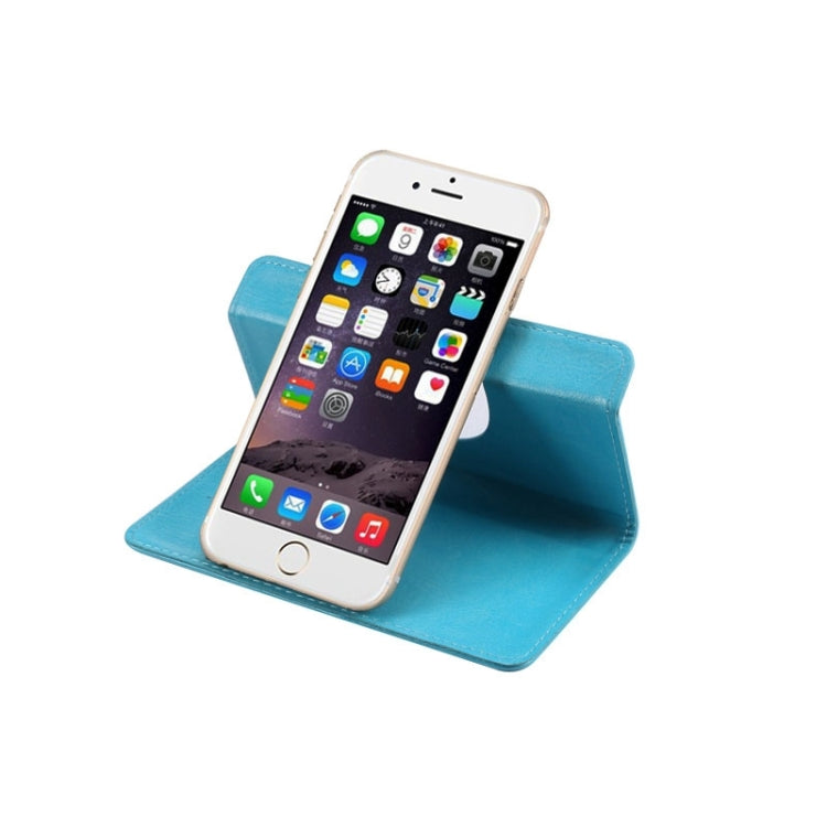 4.3-4.8 Inch Universal Crazy Horse Texture 360 Degree Rotating Carry Case with Holder & Card Slots for iPhone 6 & 6S / Galaxy S4 / S3 / i9500 / i9300