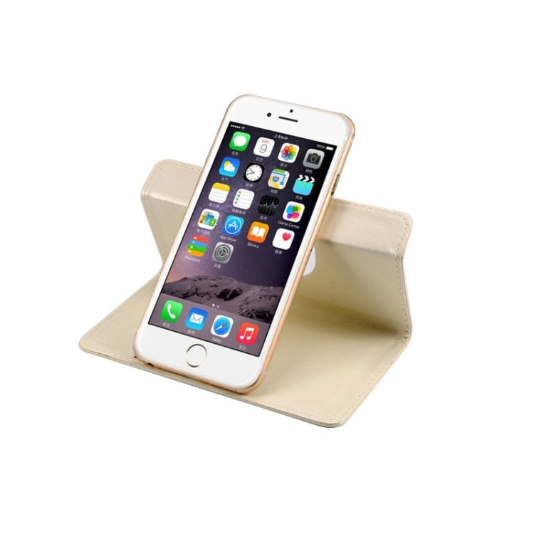 4.3-4.8 Inch Universal Crazy Horse Texture 360 Degree Rotating Carry Case with Holder & Card Slots for iPhone 6 & 6S / Galaxy S4 / S3 / i9500 / i9300