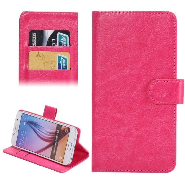 3.8-4.3 Inch Universal Crazy Horse Texture 360 Degree Rotating Carry Case with Holder & Card Slots for Galaxy SII / i9100 / iPhone 4 / 4s / 5 / 5c / 5s