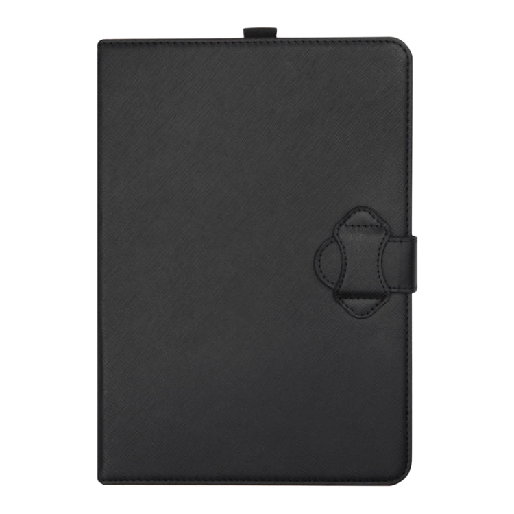 2 in 1 Detachable Bluetooth Keyboard Cross Texture Leather Tablet Case with Holder for Galaxy Tab S2 9.7 T810 / T815(Black)