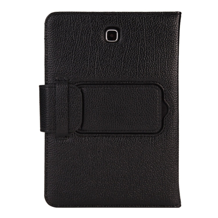 For Galaxy Tab A 8.0 / T350 2 in 1 Detachable Bluetooth Keyboard Litchi Texture Leather Tablet Case with Holder