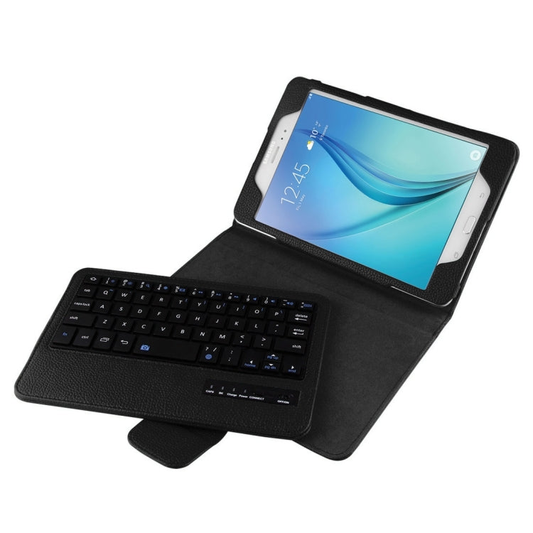 For Galaxy Tab A 8.0 / T350 2 in 1 Detachable Bluetooth Keyboard Litchi Texture Leather Tablet Case with Holder