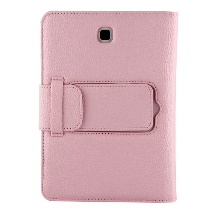 For Galaxy Tab A 8.0 / T350 2 in 1 Detachable Bluetooth Keyboard Litchi Texture Leather Tablet Case with Holder