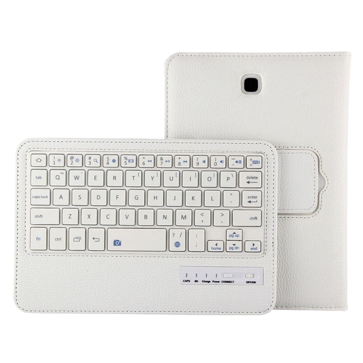 For Galaxy Tab A 8.0 / T350 2 in 1 Detachable Bluetooth Keyboard Litchi Texture Leather Tablet Case with Holder