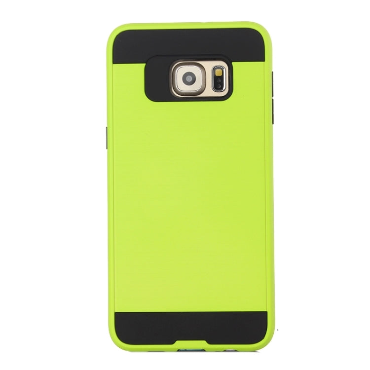 For Galaxy S6 Edge+ Brushed Texture Armor Gunmetal Combination Protective Case