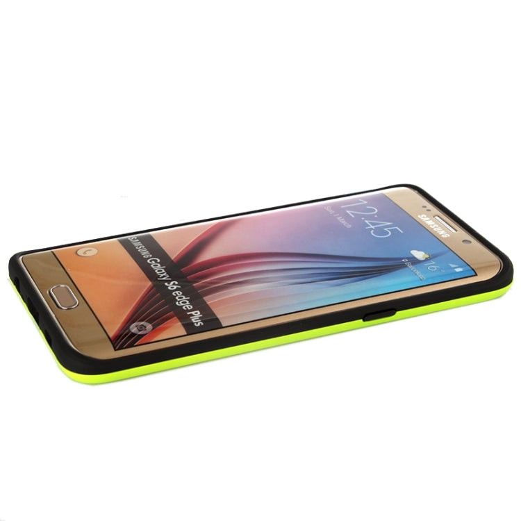 For Galaxy S6 Edge+ Brushed Texture Armor Gunmetal Combination Protective Case