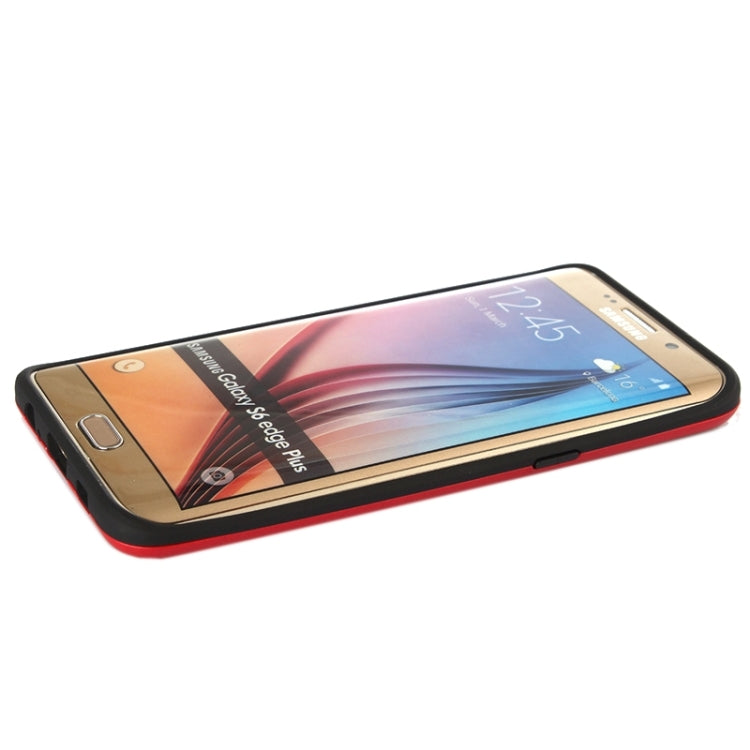 For Galaxy S6 Edge+ Brushed Texture Armor Gunmetal Combination Protective Case