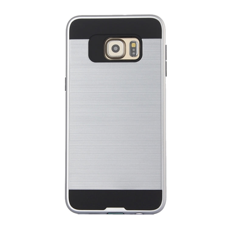 For Galaxy S6 Edge+ Brushed Texture Armor Gunmetal Combination Protective Case