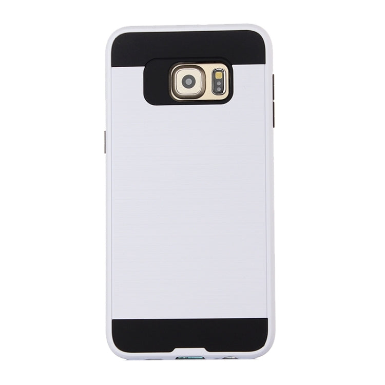 For Galaxy S6 Edge+ Brushed Texture Armor Gunmetal Combination Protective Case