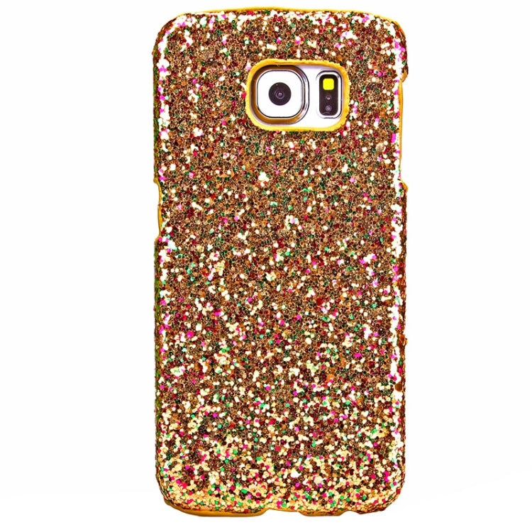 For Galaxy S6 / G920 Flash Powder Series Oil Edge Plastic Protective Case