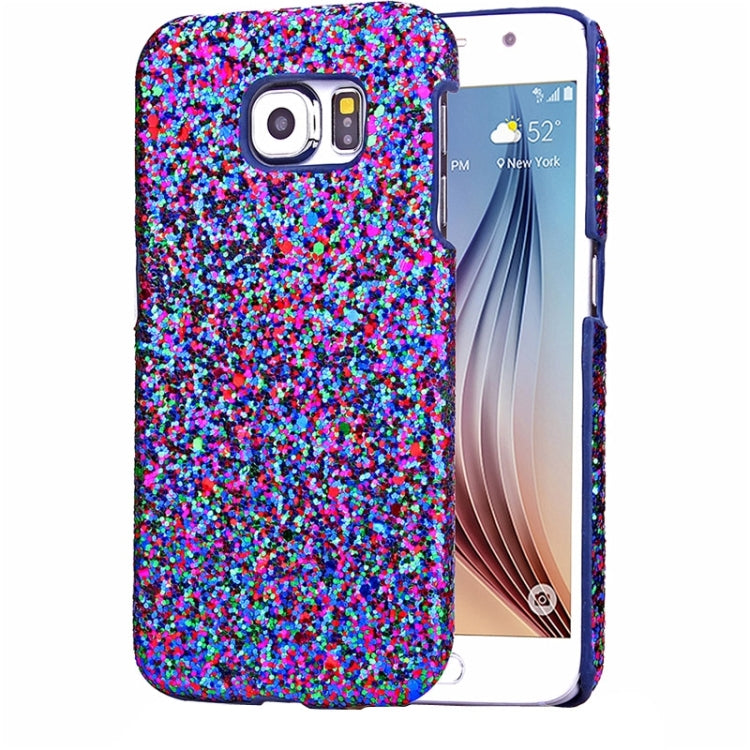 For Galaxy S6 / G920 Flash Powder Series Oil Edge Plastic Protective Case