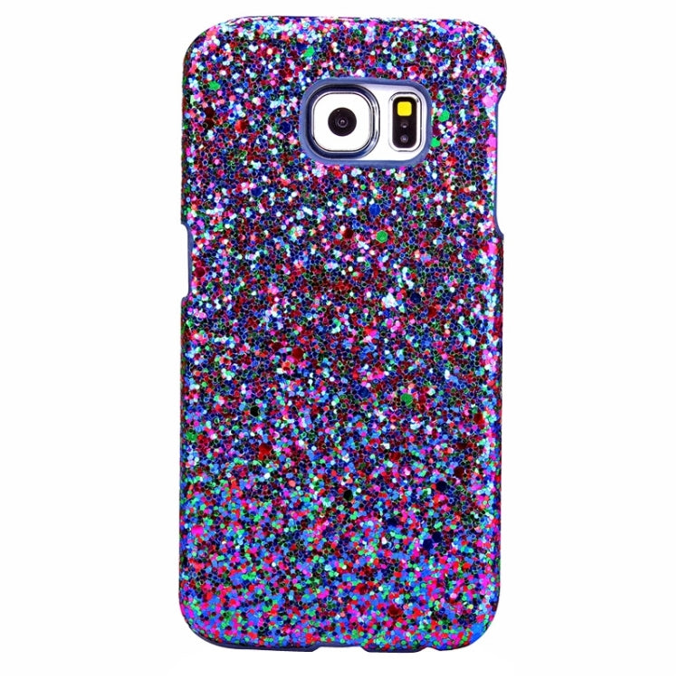 For Galaxy S6 / G920 Flash Powder Series Oil Edge Plastic Protective Case