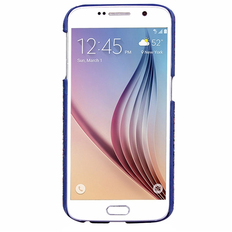 For Galaxy S6 / G920 Flash Powder Series Oil Edge Plastic Protective Case