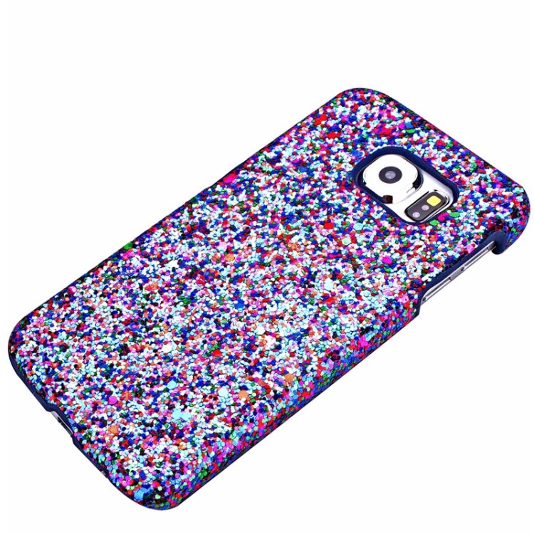 For Galaxy S6 / G920 Flash Powder Series Oil Edge Plastic Protective Case