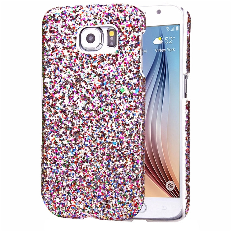 For Galaxy S6 / G920 Flash Powder Series Oil Edge Plastic Protective Case